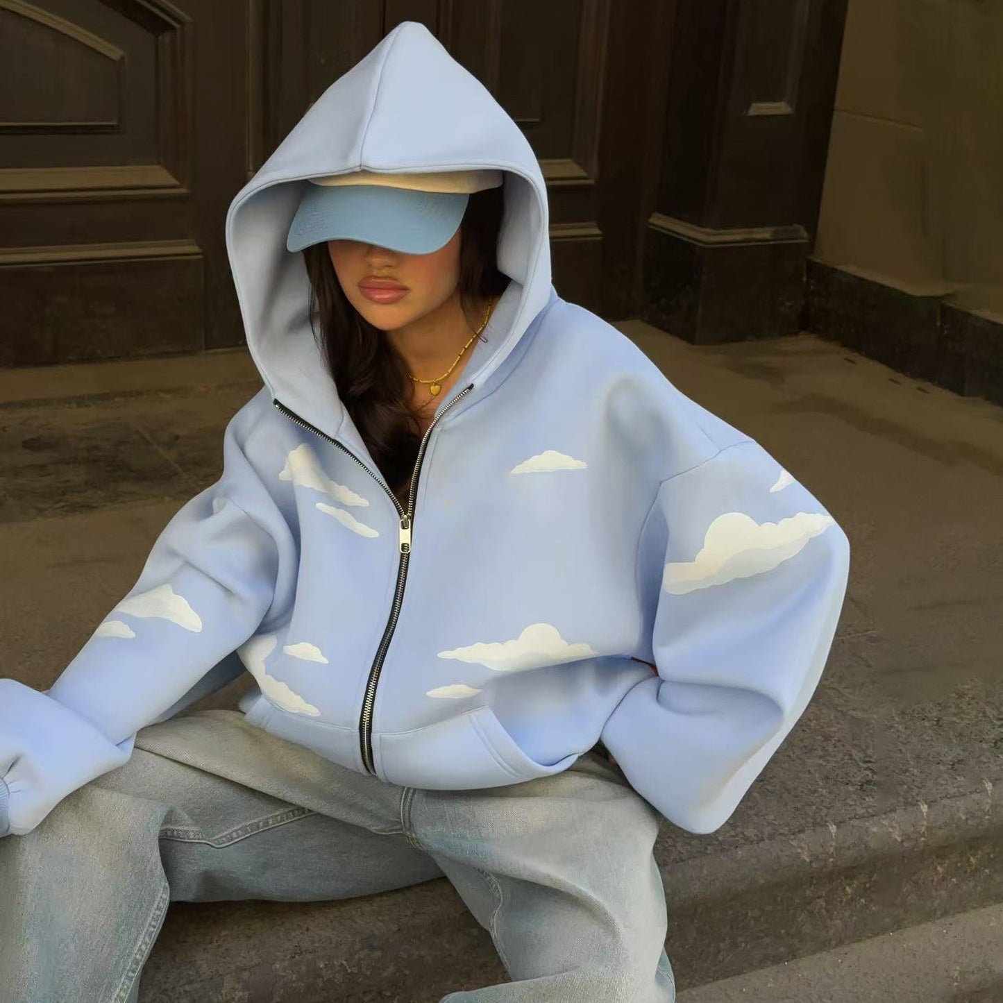 Cloud Hooded Sweater Women